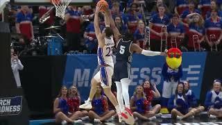 HORRIBLE call on clean block in Samford vs Kansas game  2024 NCAA Tournament