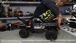 Unbox 18 CORSSRC EMO X3 RC Towing Rescue Car 4x4 Remote Control Crawler Car