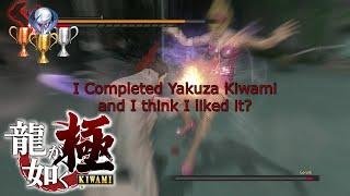 I Completed Yakuza Kiwami and I think I liked it?  Platinum Trophy and Game Completion Review