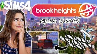 Ich teste die NEUE OFFENE WELT für DIE SIMS 4  den Hype wert?  - Brookheights Beta  simfinity