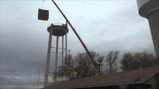 Elevated water storage tank demolition Seguin TX