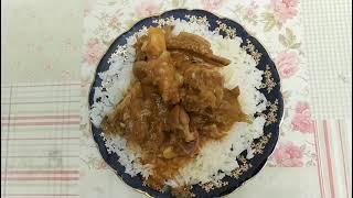 Рис с подливой Очень вкусно и просто. Rice and gravy Very tasty and simple.