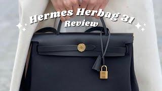 HERMES HERBAG ZIP 31 REVIEW  pros & cons unboxing and more