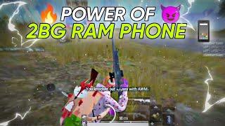  POWER OF 2GB RAM PHONE   PUBG LITE LOW END DEVICE MONTAGE  #pubglite #2gbram #lowenddevice