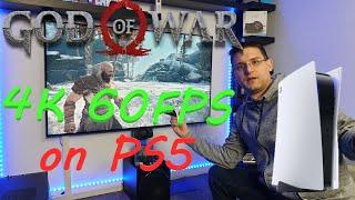 God of War in 4K 60FPS on PS5 with a little trick