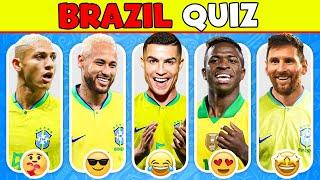 BRAZIL Football QUIZ 20 Question About BrazilTeam Only For Geniuses  Messi Ronaldo Neymar…