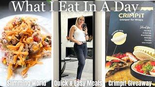 Slimming World & Calories Included - Crimpit Wrap Giveaway - What I Eat In a Day - -