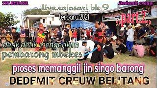 part 2 Para pembarong ndadi jaranan dedemit crew belitang #tribudaya