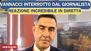 VANNACCI INTERROTTO BRUSCAMENTE DAL GIORNALISTA REAZIONE INCREDIBILE IN DIRETTA.