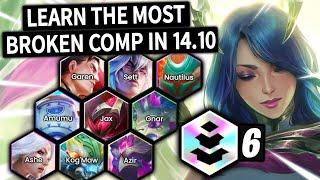 LEARN THIS MOST BROKEN COMP to CLIMB RANKED for Patch 14.10 - TFT Builds  Teamfight Tactics Guide