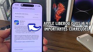 APPLE LIBEROU O IOS 16.4.1 OFICIAL Importantes correções Atualize seu iPhone.