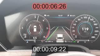 VW Touareg  2018 3.0TDI 249hp acceleration 0-100 kmh