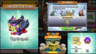 #405. Dragon city  Reached lap 13 in heroic race  Open 10th Guard VIP chest.