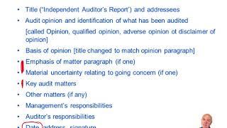 The Audit Report - ACCA Audit and Assurance AA