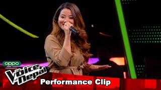 Sanju Moktan Mayalu Blind Audition Performance  The Voice of Nepal S3