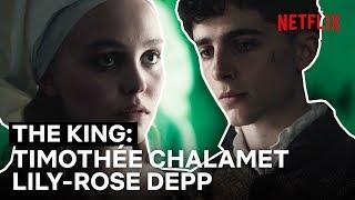 Timothée Chalamet and Lily-Rose Depp in The King their scenes in full