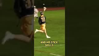 This might be the tallest lacrosse player ever #lacrosse #lacrossehighlights  #shorts