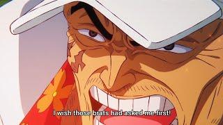 Emperor Luffy is Acknowledged & Feared by Admiral Akainu & CP0 English Sub