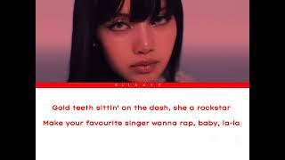 LISA 리사 -  ROCKSTAR Lyrics Colour Coded Lyrics