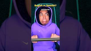 English or Spanish? PART 2  #shorts #viral