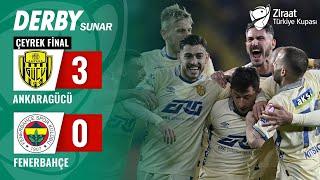 Ankaragücü 3-0 Fenerbahçe MAÇ ÖZETİ Ziraat Türkiye Kupası Çeyrek Final   27.02.2024