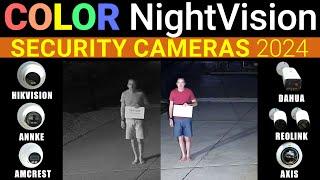 Color Night Vision PoE Security Camera Review 2024 - Reolink Annke Dahua UniFi Axis