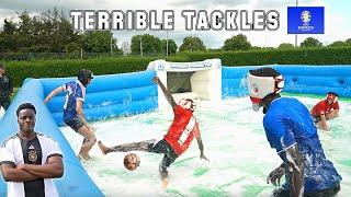 WE ALLOWED SLIDE TACKLES IN A SLIP N SLIDE FOOTBALL TOURNAMENT EURO 2024 EDITION  