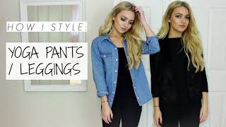 How I Style Leggings  Yoga Pants  Petite Lookbook