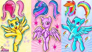 MY LITTLE PONY Fluttershy Twilight & Rainbow Dash Makeover Party  MLP Friendship MagicAnnie Korea