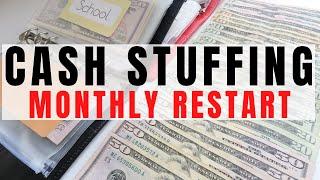 MARCH CASH STUFFING  MONTHLY RESTART  HOW TO CASH BUDGET