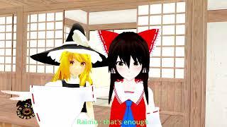 Touhou MMD POVI broke up with you Reimu