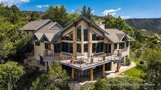 Mountain Top Home Edging Animas Valley  Durango Colorado USA