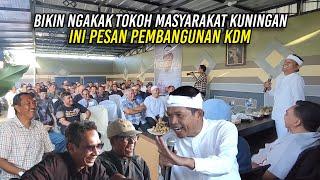 KDM BIKIN NGAKAK TOKOH MASYARAKAT KUNINGAN  INI PESAN PEMBANGUNANNYA