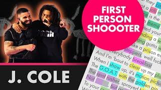 J. Cole on First Person Shooter - Lyrics Rhymes Highlighted 460