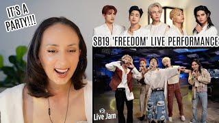 SB19 - FREEDOM Live Performance REACTION