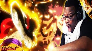 MONKEY DESUS LUFFY GOLDEN CONQUEROR HAKI FIST ROLL KAIDO  One Piece FULL Episode 1028 Reaction