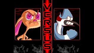 M.U.G.E.N #124 Ren and Stimpy vs Mordecai and Rigby