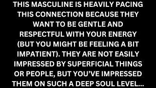 This masculine is pacing this love because they want something longterm. Divine Feminine Reading