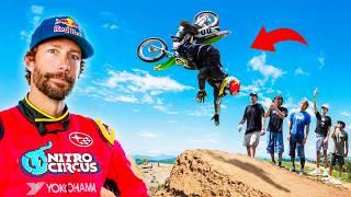 Beginners Try Backflipping Motorcycles With Travis Pastrana