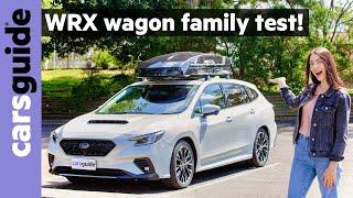 A fun and fast family car 2023 Subaru WRX Sportswagon tS review