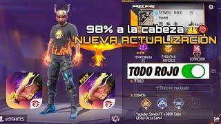 ️ FILTRADO SENSIBILIDAD ACTUALIZADA  Da todo rojo en Free Fire ️‍️