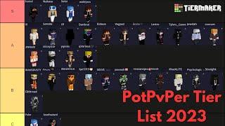 PotPvP Tier List 2023 Nivolt Ft. Nakoso Staind Sotsi Jewdah M0difier woklywo Lastro & More