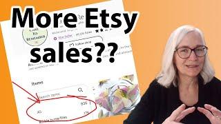 Get more sales on Etsy by listing more? Or is there more to it?