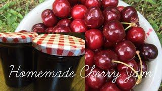 Homemade Fresh Cherry Jam Kirsch Marmalade