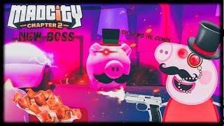 Mad City NEW Chris P Bacon Boss Fight -Mad City Chapter 2- ROBLOX