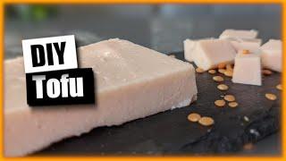 Wie du Tofu aus 2 Zutaten selber machen kannst schnell & einfach