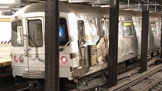 Arrest made in subway derailment caused by train striking debris on tracks in Manhattan