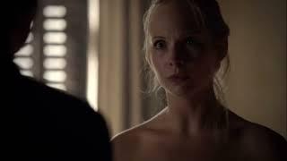 Damon Walks In On Caroline In A Towel - The Vampire Diaries 5x02 Scene