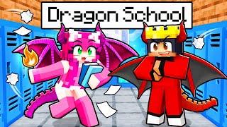 Going To DRAGON SCHOOL In Minecraft