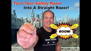 Turn Your Safety Razor Into a Straight Razor